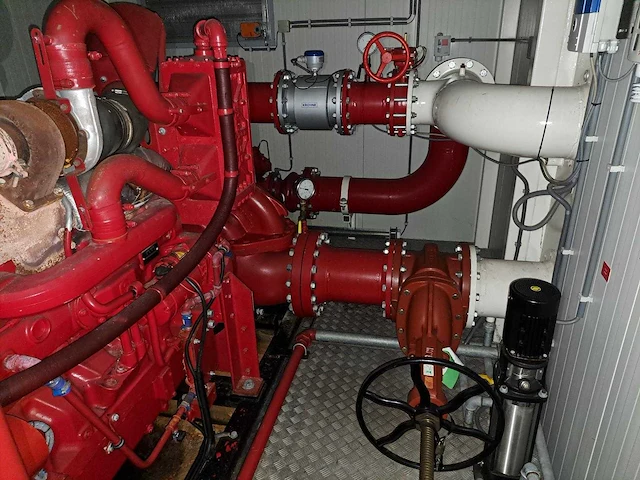Mobiele pompkamer met sprinklerinstallatie - waterpomp - afbeelding 3 van  34