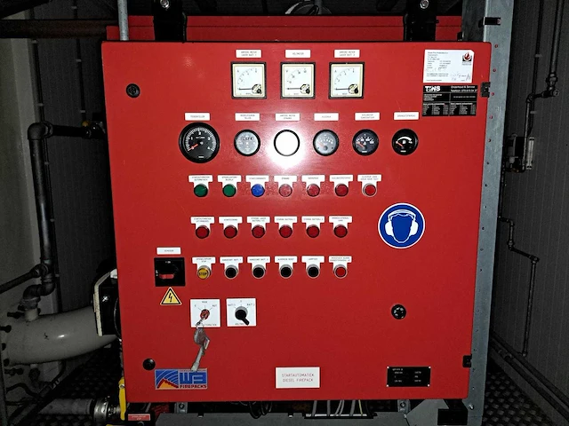 Mobiele pompkamer met sprinklerinstallatie - waterpomp - afbeelding 5 van  34