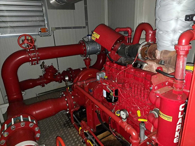 Mobiele pompkamer met sprinklerinstallatie - waterpomp - afbeelding 7 van  34