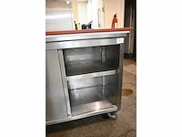 Mobiele rvs snij werkbank - afbeelding 3 van  4