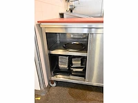 Mobiele rvs snij werkbank - afbeelding 4 van  4