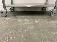 Mobiele rvs werktafel - afbeelding 4 van  4