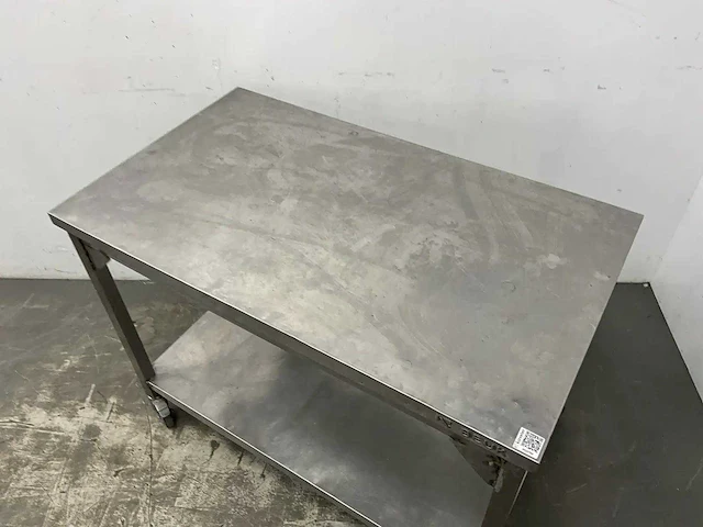 Mobiele rvs werktafel - afbeelding 2 van  4