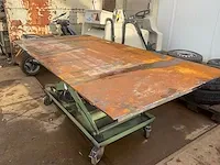 Mobiele schaarheftafel - afbeelding 2 van  7