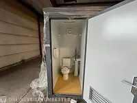 Mobiele toilet unit stahlworks, wit/grijs - afbeelding 6 van  25