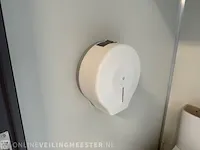 Mobiele toilet unit stahlworks, wit/grijs - afbeelding 8 van  25