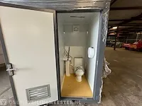 Mobiele toilet unit stahlworks, wit/grijs - afbeelding 13 van  25