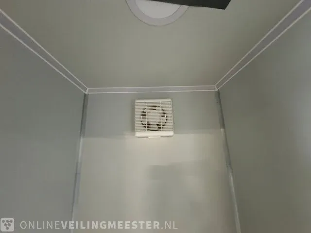 Mobiele toilet unit stahlworks, wit/grijs - afbeelding 15 van  25