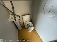 Mobiele toilet unit stahlworks, wit/grijs - afbeelding 17 van  25