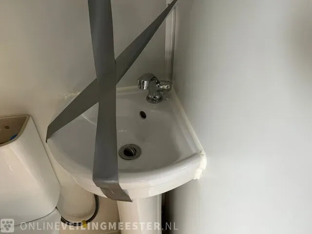 Mobiele toilet unit stahlworks, wit/grijs - afbeelding 18 van  25