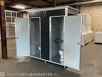 Mobiele toilet/douche unit mobile sani, double, bouwjaar 2023