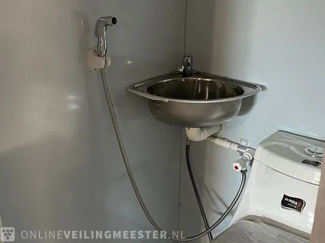Mobiele toilet/douche unit mobile sani, double, bouwjaar 2023 - afbeelding 10 van  10