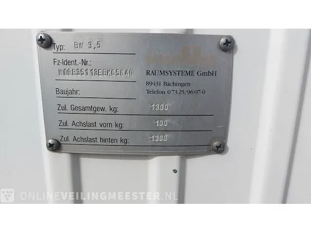 Mobiele toiletwagen knauss, bw 3,5, bouwjaar 2015 - afbeelding 17 van  24