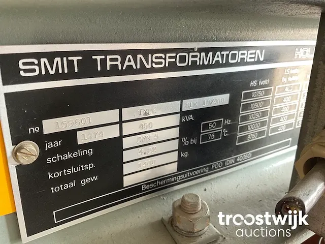 Mobiele transformator (400 kva) - afbeelding 5 van  5