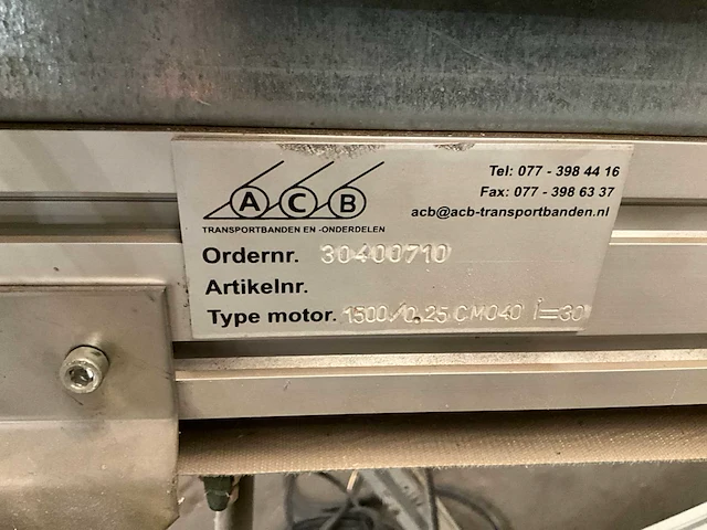 Mobiele transportband 250mm lengte: 4,20 meter - afbeelding 6 van  8
