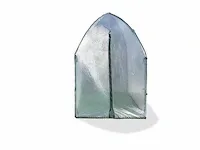 Mobiele tuinkas bio green, ice dome, groen transparant
