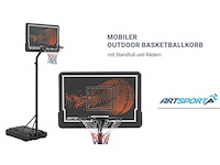 Mobiele verstelbare basketbalring 3,5 meter hoog - afbeelding 3 van  8