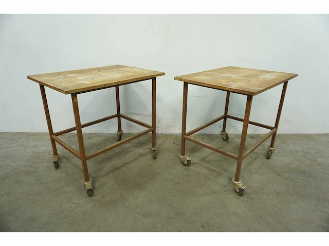Mobiele werkbank (2x) - afbeelding 1 van  3
