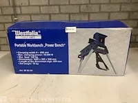 Mobiele werkbank westfalia, power bench, blaauw/zwart - afbeelding 2 van  2