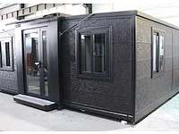 Mobiele woonunit / tiny house met twee slaapkamers en keuken 36m2