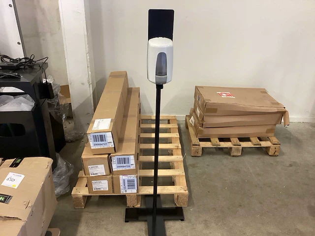 Mobiele zeepdipencer - desinfectie (6x) - afbeelding 1 van  4