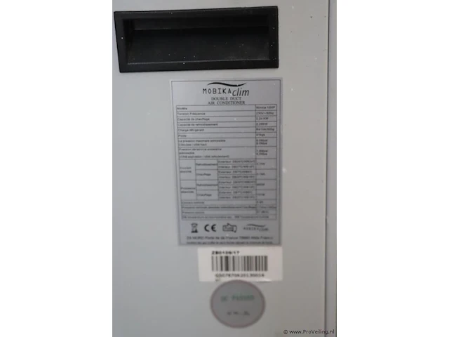 Mobika clim mobiele airconditioner incl. afstandsbediening| model winnie 10hp - afbeelding 4 van  4