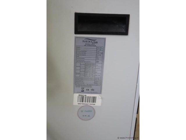 Mobika clim mobiele airconditioner incl. afstandsbediening| model winnie 10hp - afbeelding 5 van  5