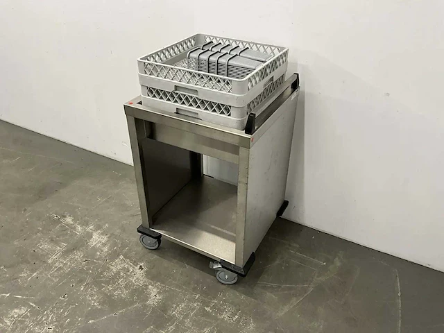 Mobile containing - ort-ms/b - rvs mobiele korvenstapelaar - afbeelding 1 van  6