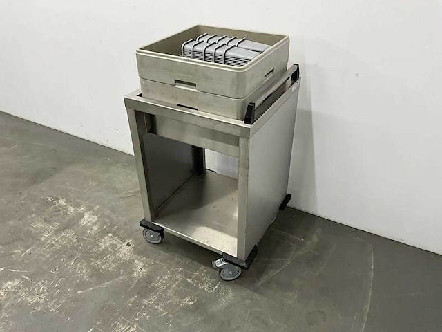 Mobile containing - ort-ms/b - rvs mobiele korvenstapelaar - afbeelding 1 van  5