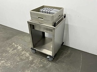 Mobile containing - ort-ms/b - rvs mobiele korvenstapelaar - afbeelding 1 van  5