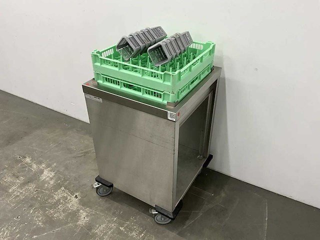 Mobile containing - ort-ms/b - rvs mobiele korvenstapelaar - afbeelding 1 van  6