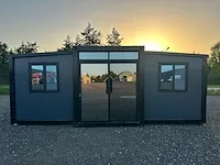 Mobile houses nl complete deluxe dark grey tiny house / chalet