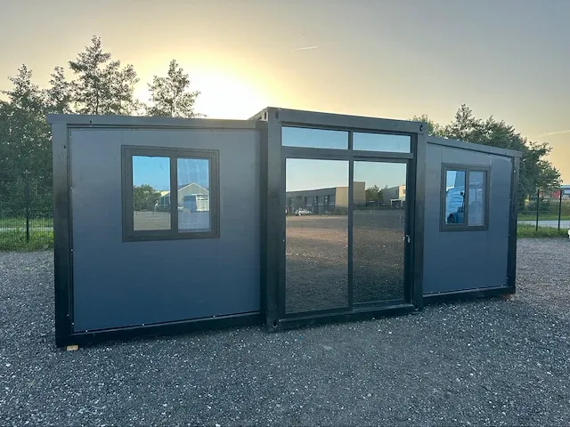 Mobile houses nl complete deluxe dark grey tiny house / chalet - afbeelding 14 van  63