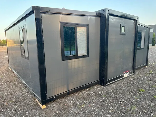 Mobile houses nl complete deluxe dark grey tiny house / chalet - afbeelding 56 van  63