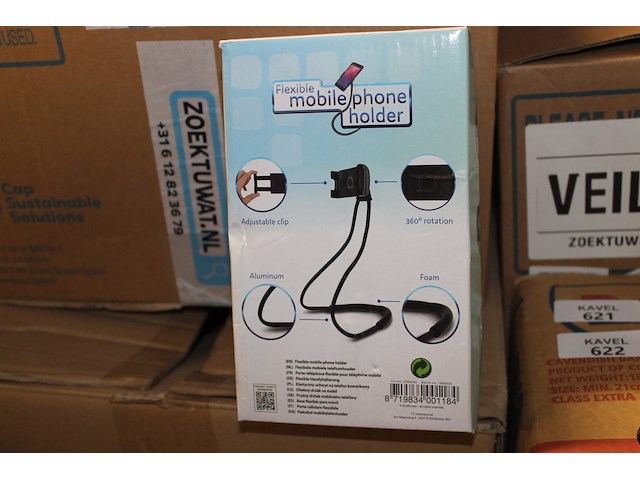 Mobile telefoonhouder universeel 4x mix van kleur zonder doos - afbeelding 1 van  3