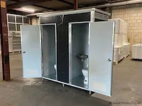 Mobilesani double mobiele toilet/douche unit