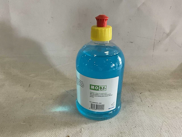 Moby sanitizing handgel 500ml (24x) - afbeelding 2 van  3