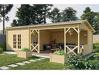 Moca 40.0893n - tuinhuis met overkapping - afbeelding 1 van  3