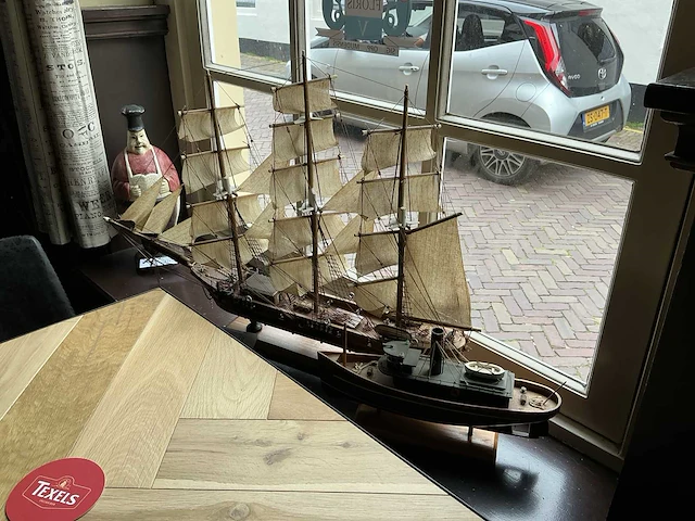 Model zeilschip/boot (2x) - afbeelding 2 van  9