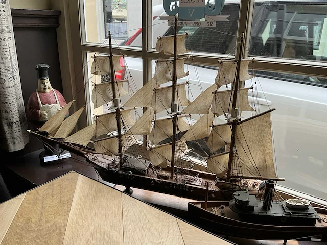 Model zeilschip/boot (2x) - afbeelding 4 van  9