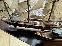 Model zeilschip/boot (2x) - afbeelding 6 van  9