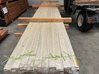 Model zs-1 - meranti glaslatten (opdeklatten) gegrond 9x32mm, lengte 490cm (200x) - afbeelding 1 van  4