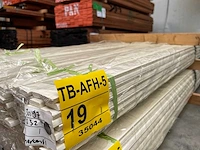 Model zs-1 - meranti glaslatten (opdeklatten) gegrond 9x32mm, lengte 490cm (200x) - afbeelding 2 van  4