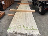 Model zs-1 - meranti glaslatten (opdeklatten) gegrond 9x32mm, lengte 490cm (400x) - afbeelding 1 van  4