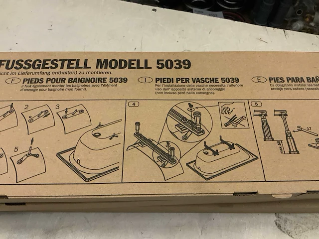Modell 5039 bad onderstel (3x) - afbeelding 3 van  4