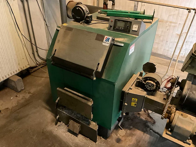 Moderator smok houtsnipperketel azsb 60 kw v.v. automatische feeder, rvs rookkanaal - afbeelding 16 van  17