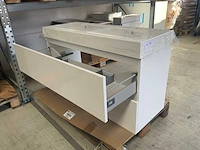 Modern box badmeubel duo wit 120cm - afbeelding 3 van  6