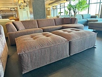 Modern vormgegeven bank met longchair - afbeelding 9 van  9