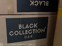 Modern zwart eiken dressoir | black oak collectie, zwart - afbeelding 6 van  6