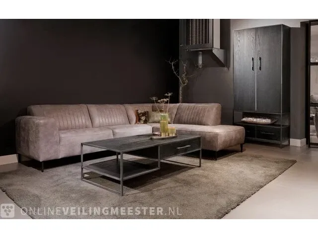 Modern zwart eiken salontafel 70x120 | black oak collectie, zwart - afbeelding 2 van  4